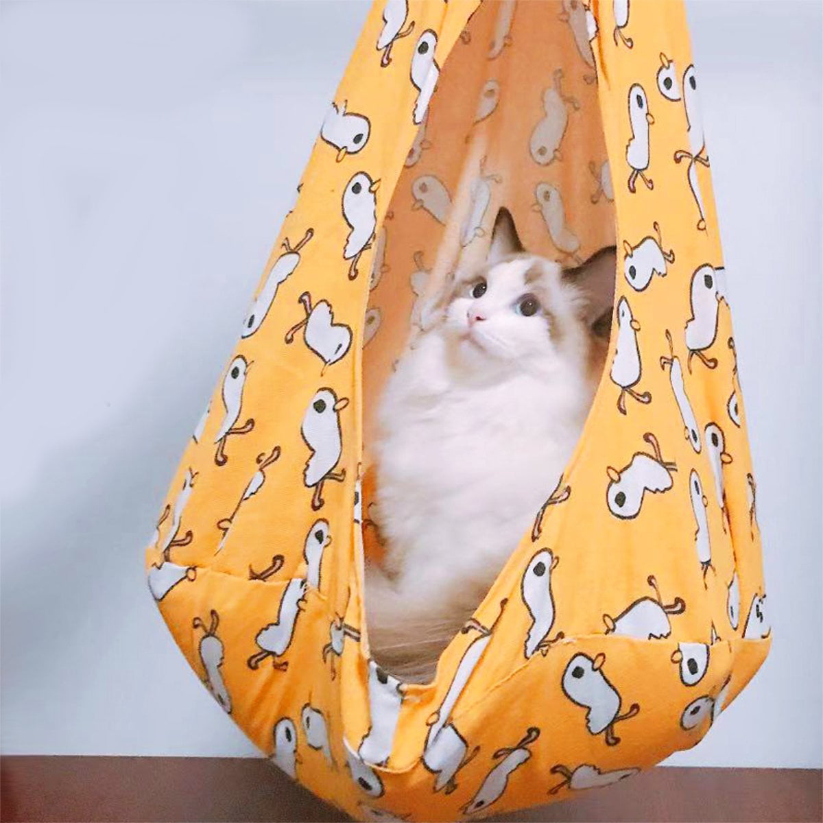 Pet Hanging House,Cats Hammock,Small Dogs Cats,Conical Hammock,Cute Removable Pet Hanging House Conical Hammock Washable Tent for Small Dogs Cats