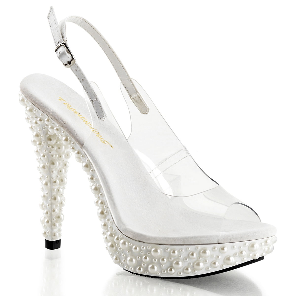 Womens Slingback Bridal Shoes with 