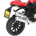 thumbnail image 3 of M Buder Premium 1:12 Scale Alloy Motorcycle Model Realistic Kids Moto Toy for Display Collection Red Edition Detailed Diecast Vehicle Gift Set 6.7 inches / 17.0 cm, 3 of 9