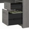 thumbnail image 6 of Bush Furniture Cabot 60" L Shaped Desk with Storage, Modern Gray, 6 of 9