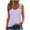 Purple, variant on Eyelet Tank Tops for Women Loose Fitted Scoop Neck Summer Tunics Sleeveless Comfy Beach Tops