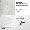 thumbnail image 5 of Koville Luxury Marble Granite Cutting Board for Kitchen,Rectangle, 16*12in, Arabescato, 5 of 7