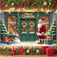 thumbnail image 3 of Festive Decoration Merry Christmas Santa Winter Wonderland Snowman Holiday Design for Christmas Party Holiday Season Indoor Outdoor, 3 of 9
