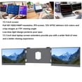 thumbnail image 4 of Pantalla de 13,3 Pulgadas, Dual FHD 1080p, Soporte Ajustable, Amplia CompatibiliDad, Soporte extensible, Diseño Portátil, Para Ordenador Portátil, PC, PC, PC,, 4 of 7