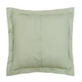 thumbnail image 4 of Better Trends Euro Sham Pillowcase For Bedspread 100% Cotton 1 Pack 26" x 26" Ultra Soft Waffle Weave Medallion Design Decorative Case Covers for Bed Heirloom Collection (Sage), 4 of 5