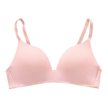 FhsagQ Bra Women Bras Dress with Sleeves Women's Comfortable and Transparent Shoulder Strap Cordless Backless Spongeless with Convertible Shoulder Straps Bras for Women Two Piece 34