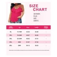 thumbnail image 3 of TIYOMI Plus Size Women's Hot Pink Ruffle Camisoles 2X V Neck Button Tank Tops Summer Camisole 2XL 18W 20W, 3 of 3