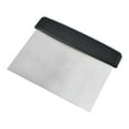 thumbnail image 1 of Cortador de masa de acero inoxidable, separador de pan, cortador para hornear para cafetería casera. Mango negro, 1 of 9