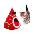 thumbnail image 2 of Autumn And Winter Pet Warm Three-Dimensional Sponge Christmas Hat Model Cat Litter Red And Green S--L Size, 2 of 6