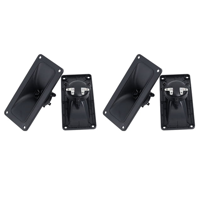 4 Piezas Altavoz de Agudos Altavoz de Agudos Piezoeléctrico 150 W Zumbador de Cerámica Agudos Cuadrados Altavoces
