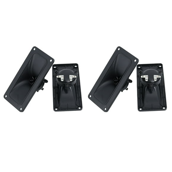 4 Piezas Altavoz de Agudos Altavoz de Agudos Piezoeléctrico 150 W Zumbador de Cerámica Agudos Cuadrados Altavoces