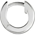 thumbnail image 2 of Auriga Platinum 9.5 mm Huggie single Earring for Women, 2 of 3