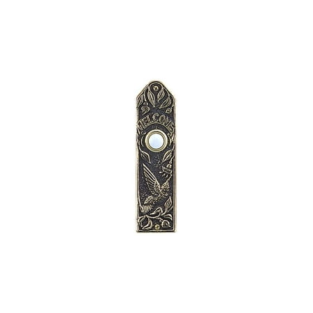 Narrow Hummingbird Doorbell w Illuminated Exterior