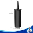 thumbnail image 4 of MR. SIGA Brosse pour Cuvette et Support pour Salle de Bain, Noir, Lot de 2, 4 of 7