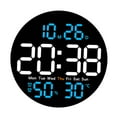 thumbnail image 2 of Reloj de pared BLESIY LED despertador digital Decoración interior, 2 of 8