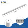 thumbnail image 2 of M8x180mm Fully Threaded Rod, 2Pcs 316 Stainless Steel 2.5 Pitch Threaded Screw, 2 of 7
