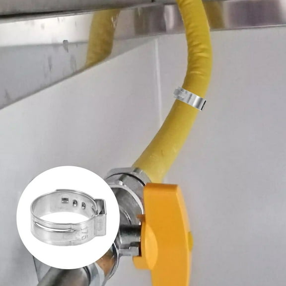 Soimiss hose crimping tool Single Ear Hose Clamps Stainless Steel 304 10 Pcs