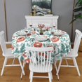 thumbnail image 2 of Pioneer Flower Floral Print Pattern Round Tablecloth 60"x60",Wrinkle Wipeable Table Cloth for Kitchen Dining Room Picnic Patio Party, 2 of 6