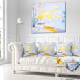 thumbnail image 3 of Designart Frozen River in Winter - Landscape Printed Throw Pillow - 18x18, 3 of 5