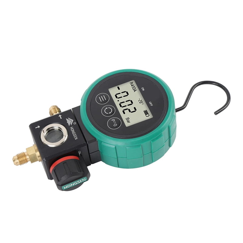 Digital HVAC Gauge Timed Shutdown Ergonomic Hand Wheel Multifunctional Stable HVAC Vacuum Gauge Tester