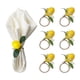 thumbnail image 2 of Servilletero de Boda con Limón y Frutas Anillo para Decoración de Mesa de Comedor Fiestas de Verano Vacaciones Familia Diaria ANGGREK  Otros, 2 of 8