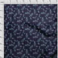 thumbnail image 4 of oneOone Polyester Spandex Navy Blue Fabric Leaves Dress Material Fabric Print Fabric By The Yard 56 Inch Wide, 4 of 6