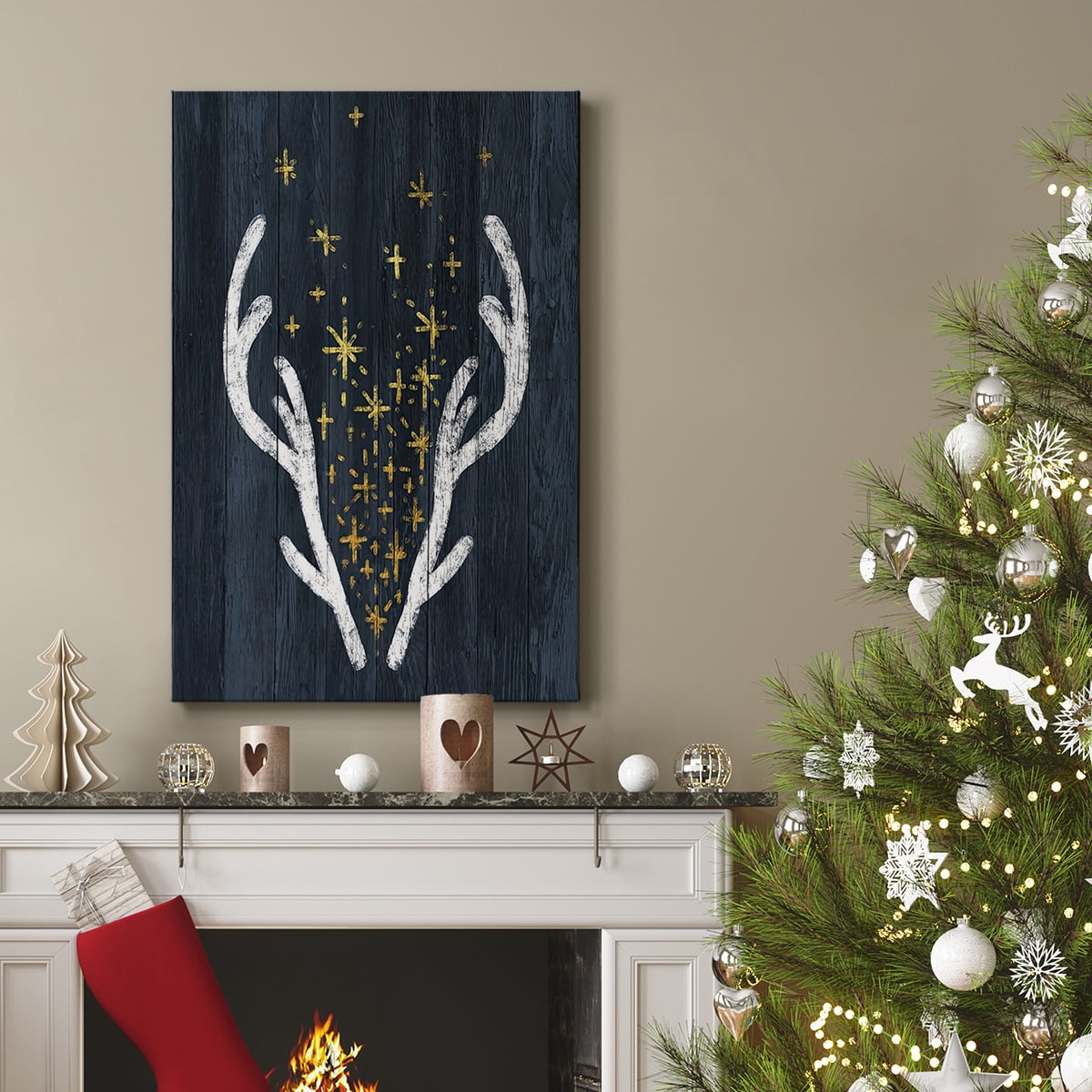 Antlers & Magic- Gallery Wrapped Canvas