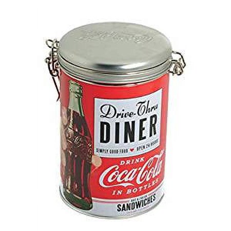 Round Locktop Box - Coca-Cola - Style A Metal Tin New Gifts Toys 669327-1