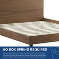 thumbnail image 7 of Bronwen Full Wood Platform Bed Walnut, 7 of 7