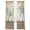 Light Gray Green Tan, variant on Farmhouse Botanical Sheer Curtains 45 Inch Length 2 Panels Set Window Treatments, Bottles Plans Country Brown Wooden Grain Rod Pocket Semi Curtains for Living Room/Bedroom/Kitchen, 104"W x 45"L