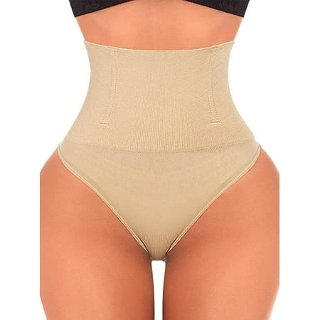 

Lilvigor Thong Shapewear Tummy Control Panties Body Shaper for Women Butt Lifter Waist Trainer Seamless Slimmer Panty