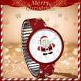 thumbnail image 6 of Blekon Collections Women's 38mm Case Christmas Themed Metal Stretch Band Watch, 6 of 7