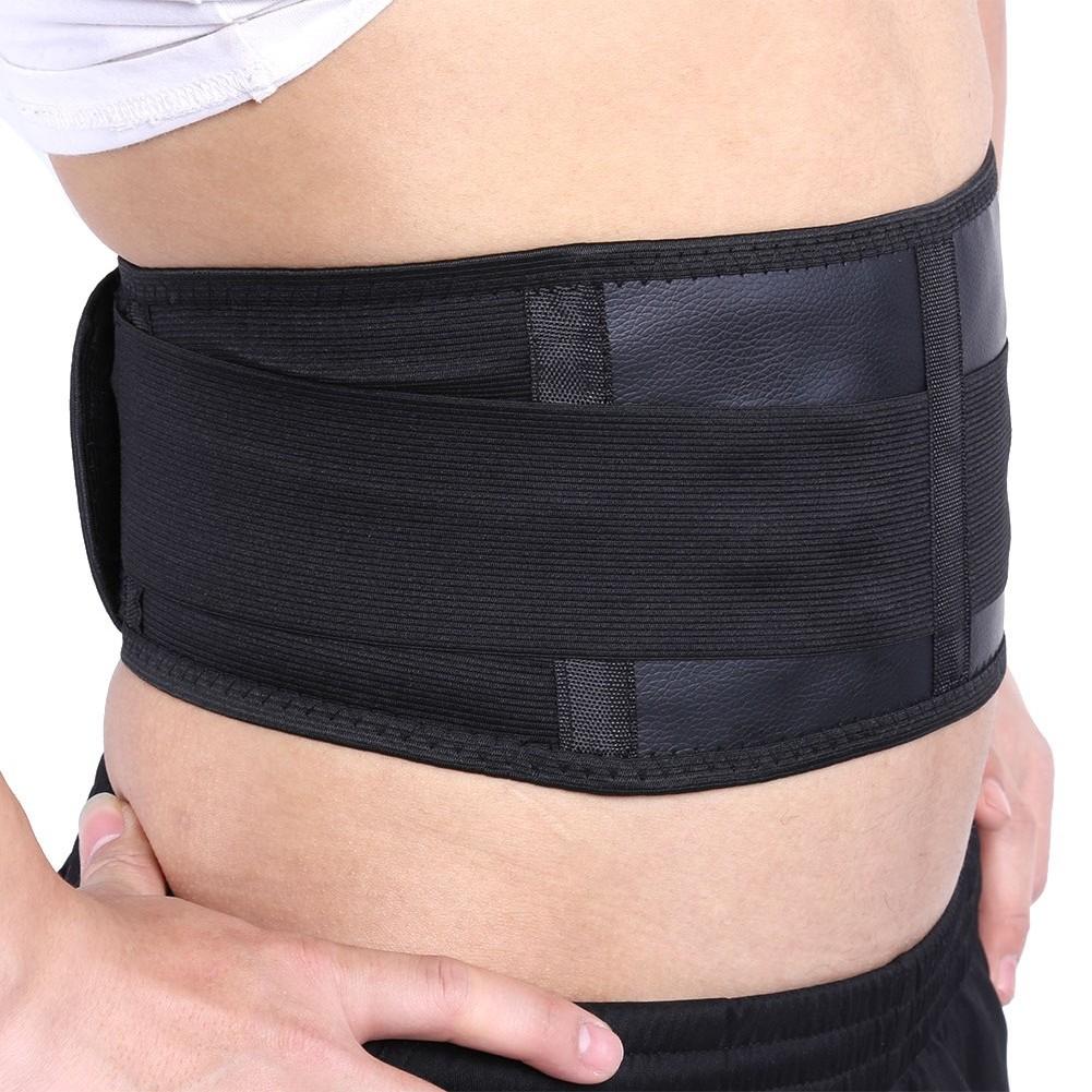 Details about / Back Support Brace Belt Lumbar Lower Waist Magnetic Pain Relief Adjust Trimmer