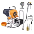 thumbnail image 4 of Airless Paint Sprayer, 3300PSI High-Pressure Spray Gun with Stand, 0.82HP for House Interior/Exterior, Deck, Fence, Furniture | DIY Home Makeover | 120V, 1.2 GPM Flow | Includes 25ft Hose, 4 of 10