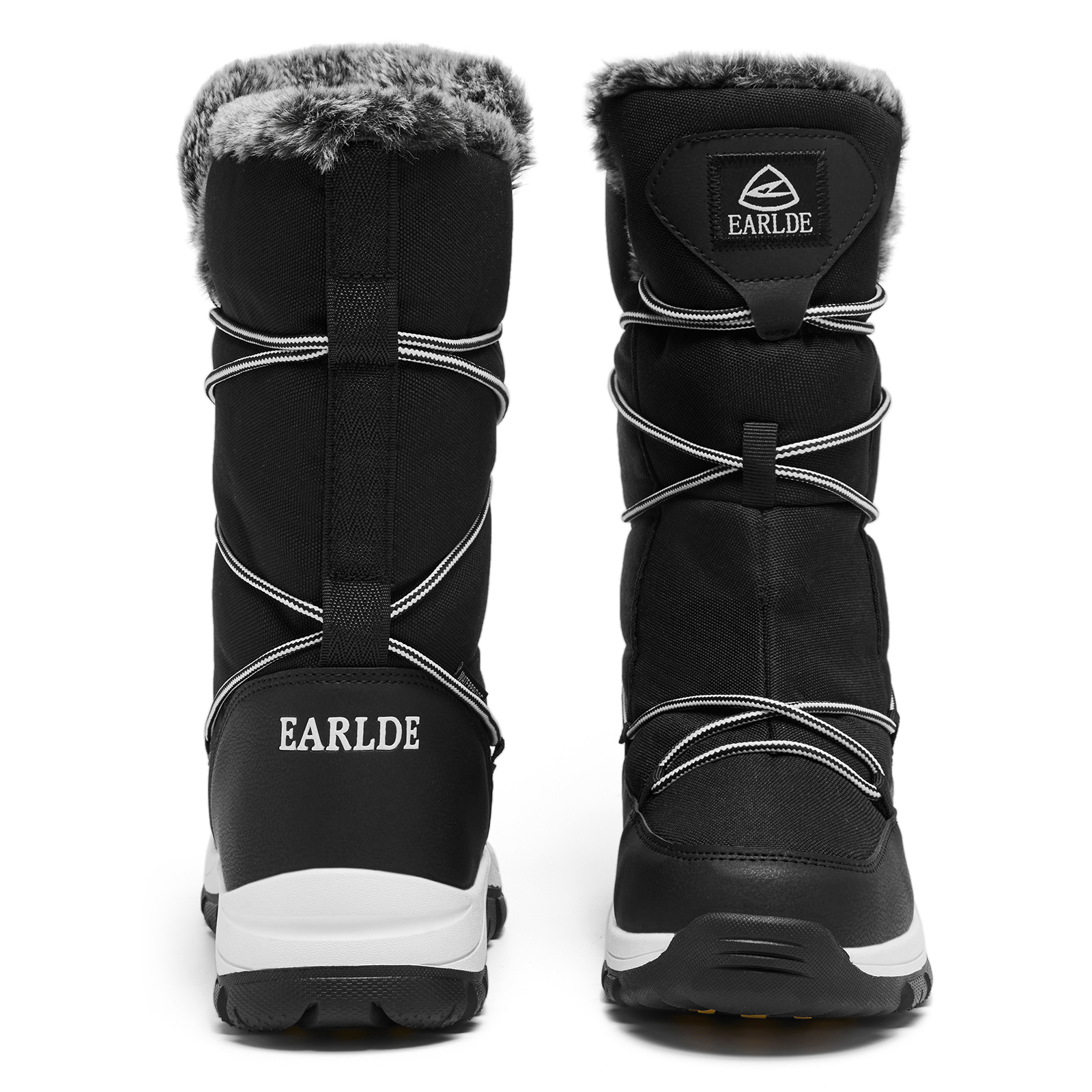 Snow Boots for Women Waterproof Outdoor Hiking Shoes Winter Warm Mid Calf Boots