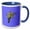 Blue/White, variant on 3drose, Jonquil Bouquet Vector Art, 11oz Two-tone Black Mug
