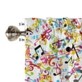 thumbnail image 7 of Colorful Musical Notes Music Symbol Curtain For Living Room Kids Bedroom Kitchen Window Curtains Home Interior Drapes, 7 of 7
