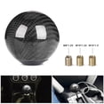 thumbnail image 3 of Riwesomey Perilla de palanca de cambios de coche, piezas de repuesto de componentes, perillas de palanca de cambios de fibra de carbono profesional, pieza Automoción decorativa y accesorios Negro Riwesomey VI017495-02, 3 of 6