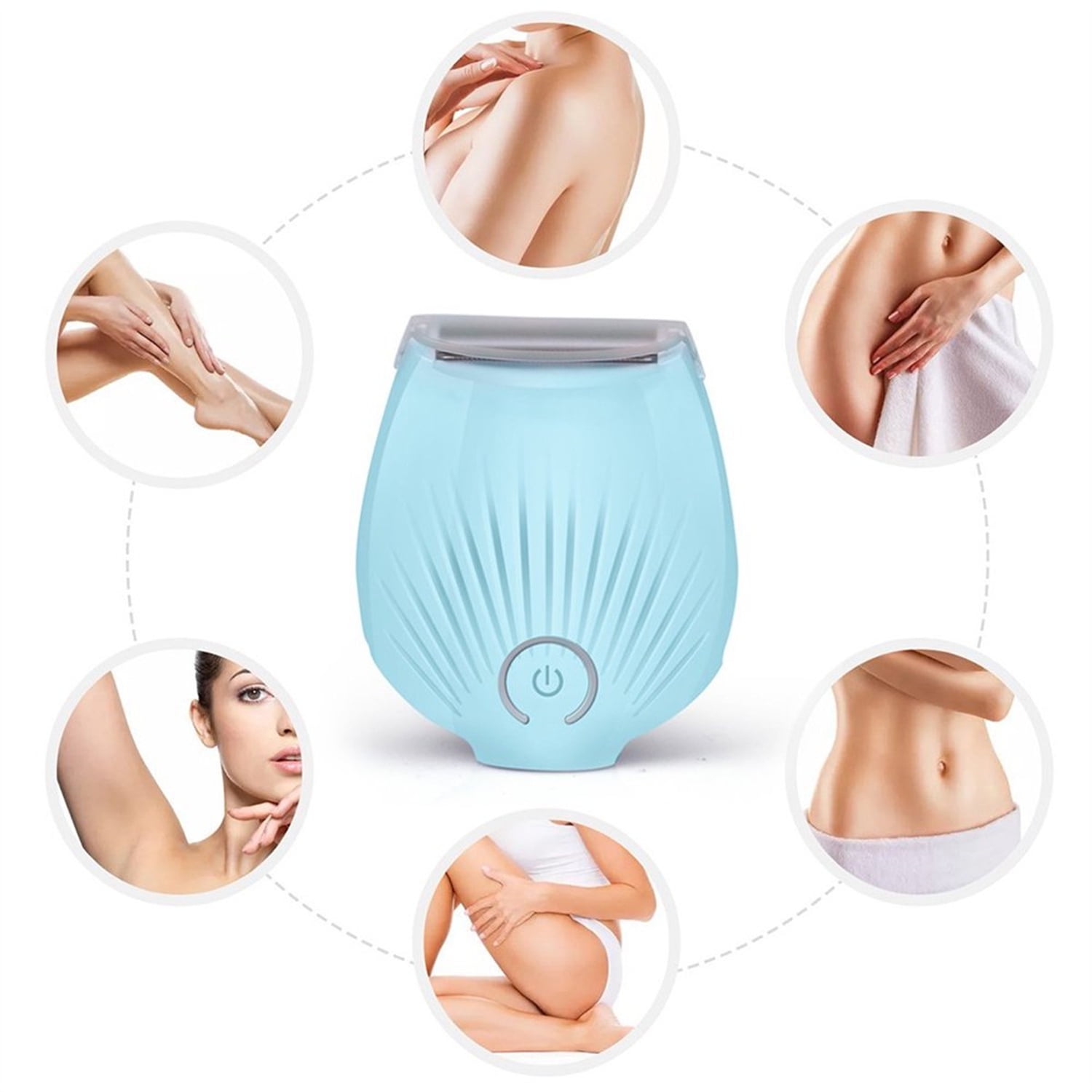 2 Pack Facial Epilator for Women,Bexikou Portable Facial Epilator, Rechargeable Facial Hair Removal & Body Hair Removal, Electric Lady Face Shaver for Arm Leg Underarm