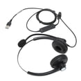 thumbnail image 1 of Auriculares de atención al cliente, auriculares telefónicos con cable, auriculares de oficina con micrófono y diseño de precisión, 1 of 12