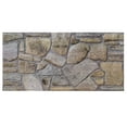 thumbnail image 1 of Dundee Deco 3D Wall Panels - Cladding, Gold Lilac Stone Look Wall Paneling, Styrofoam Facing for Interior and Exterior Applications, DIY, SAMPLE, Size 10 x 10 in., 1 of 9