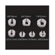 thumbnail image 5 of Juego De 7 Desconectores Para Líneas De Combustible Pacman Lab.G Blanco, 5 of 5