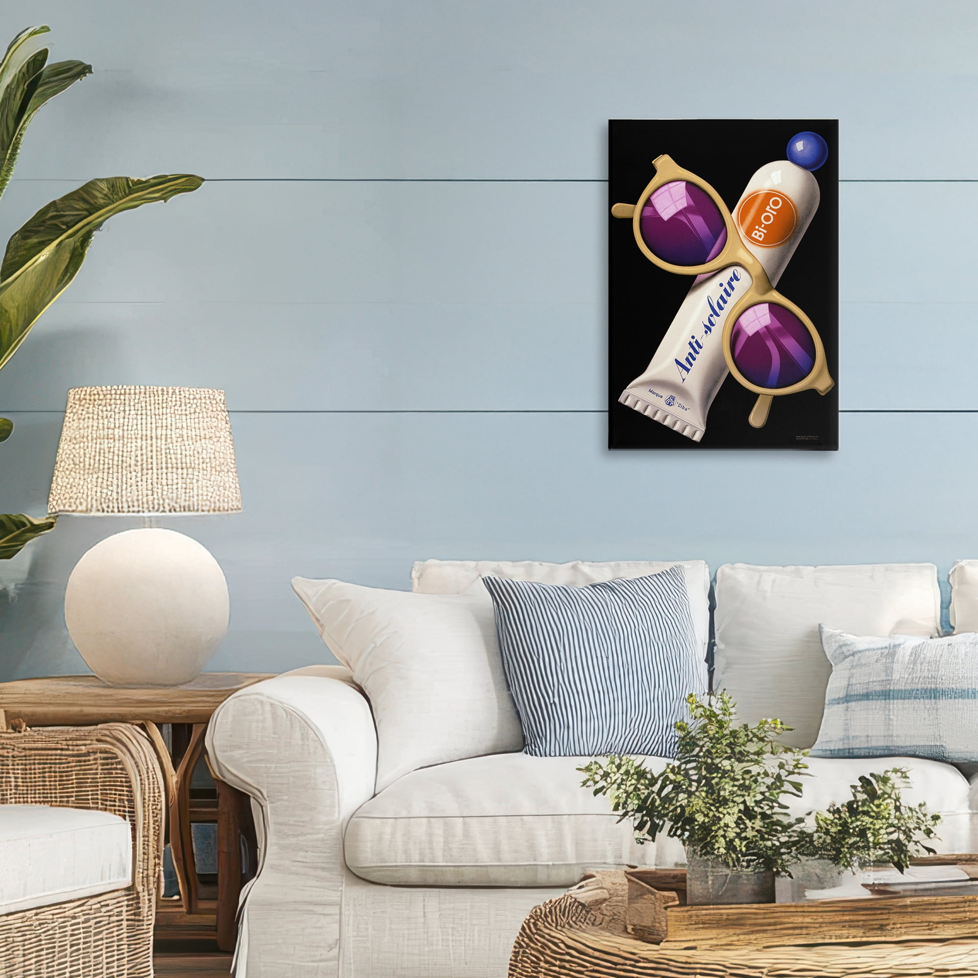 Stupell Industries Sunblock & Sunglasses Canvas Wall Art, design by Print Collection