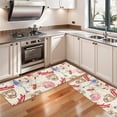 thumbnail image 3 of Kitchen Rugs Sets Of 2,Beige Baseball Elements Pattern Anti Fatigue Kitchen Mat Rugs Non Slip Washable,Decorative Kitchen Floor Mats for Kitchen,Sink,Laundry,17"X47", 3 of 5