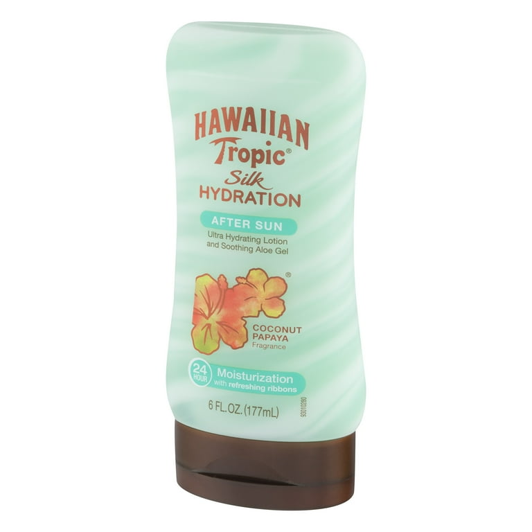 4 pack) Hawaiian Tropic Silk Hydration After Sun Lotion, Coconut