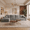 Gray, variant on CKEASEA 135" Oversized Corduroy U Shaped Modular Sectional Sofa for Living Room, Boneless Couch with Left Facing Chaise & Ottoman, No Assembly Required, Convertible Sleeper Couch Compressed Foam Sofa
