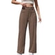 thumbnail image 3 of TaTaai Women's Solid Color Corduroy Sweatpants Elastic Waist Long Trousers with Pockets Casual Loose Sport Pants for Daily Outdoor Wear Gift, 3 of 6
