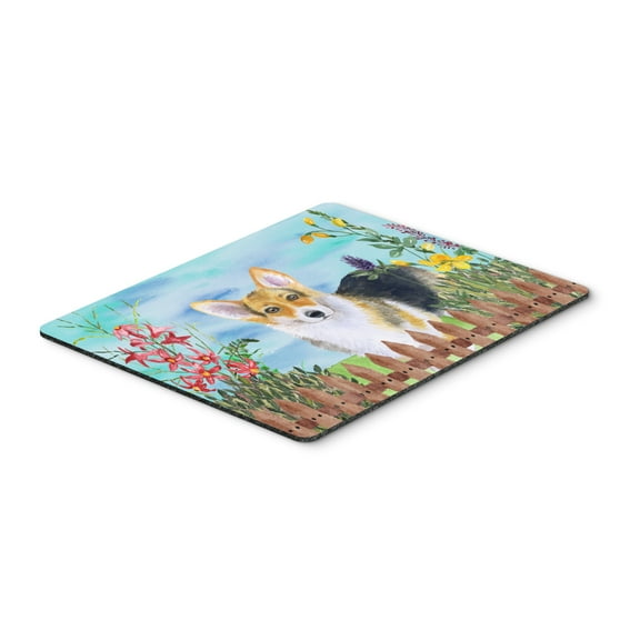Pembroke Corgi Spring Mouse Pad Hot Pad or Trivet