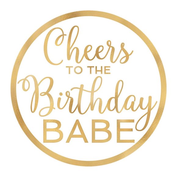 Amscan Applaudit la Fille d'Anniversaire Sous-Verre Estampillé Chaud (Pack de 18)