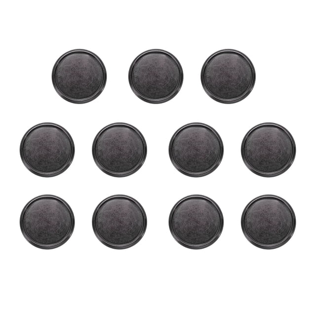 Discos de encuadernación de plástico, 11 piezas, discos de expansión redondos de 28 mm para anillos de encuadernación para accesorios de cuadernos de bricolaje, color gris